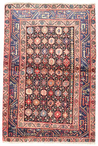 100X150 Wiss Vloerkleed Oosters Donker Roze/Rood (Wol, Perzië/Iran) Carpetvista