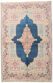  Persian Kerman Rug 147X230 Beige/Dark Blue Carpetvista