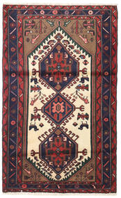 98X160 Tapete Oriental Saveh Vermelho/Cinza Escuro (Lã, Pérsia/Irão) Carpetvista