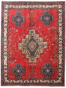  Afshar/Sirjan 190X243 Persischer Wollteppich Rot/Dunkelrosa Carpetvista