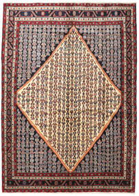  203X287 Hamadan Teppich Rot/Beige Persien/Iran Carpetvista