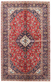 Keshan Matta 150X243 Röd/Mörklila Ull, Persien/Iran Carpetvista
