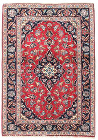 100X140 Dywan Keszan Orientalny Czerwony/Szary (Wełna, Persja/Iran) Carpetvista