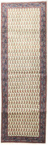 Dywan Orientalny Tebriz 95X285 Chodnikowy Beżowy/Czerwony (Wełna, Persja/Iran)