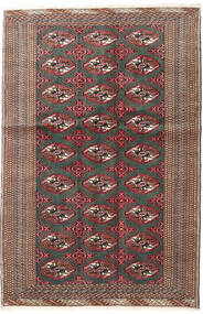 125X190 Alfombra Oriental Turkaman Marrón/Rojo (Lana, Persia/Irán) Carpetvista
