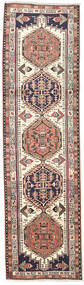  Oriental Yazd Rug 80X295 Runner
 Brown/Orange Wool, Persia/Iran Carpetvista