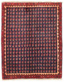  Persialainen Sarough Matot 74X98 Tummanvioletti/Punainen Carpetvista