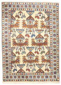 60X90 Turkaman Teppich Orientalischer Grau/Beige (Wolle, Persien/Iran) Carpetvista