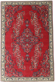 205X315 Najafabad Patina Matta Orientalisk Röd/Mörkröd (Ull, Persien/Iran) Carpetvista