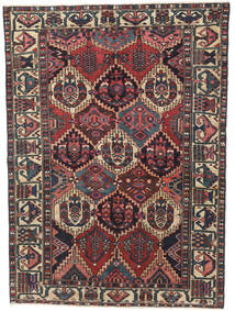 絨毯 ペルシャ バクティアリ パティナ 150X200 レッド/ダークグレー (ウール, ペルシャ/イラン)