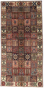 絨毯 オリエンタル バクティアリ パティナ 140X285 廊下 カーペット 茶色/レッド (ウール, ペルシャ/イラン)