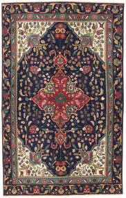 絨毯 タブリーズ パティナ 125X200 ダークグレー/レッド (ウール, ペルシャ/イラン)