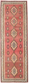 絨毯 キリム ファーシュ 155X460 廊下 カーペット レッド/ベージュ (ウール, ペルシャ/イラン)
