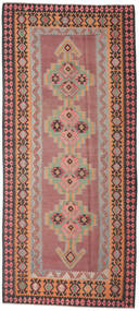  Persischer Kelim Fars Teppich 175X393 Läufer Rot/Braun (Wolle, Persien/Iran)