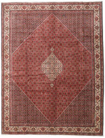 300X390 Dywan Orientalny Bidżar Zanjan Czerwony/Brunatny Duży (Wełna, Persja/Iran) Carpetvista