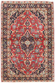 Tapete Oriental Kashan Patina 98X150 Vermelho/Rosa Escuro (Lã, Pérsia/Irão)