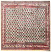  Orientalisk Sarough Mir Matta 317X320 Kvadratisk Röd/Beige Stor Ull, Persien/Iran Carpetvista