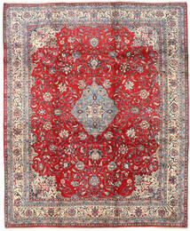 Tapete Sarough 250X305 Vermelho/Cinzento Grande (Lã, Pérsia/Irão)