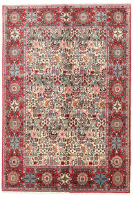 Dywan Perski Rudbar 130X190 Czerwony/Beżowy (Wełna, Persja/Iran)