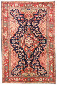 絨毯 オリエンタル ジョザン 135X203 レッド/オレンジ (ウール, ペルシャ/イラン)