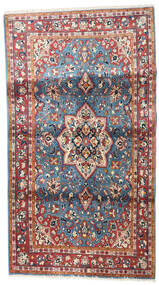 98X178 Sarough Teppich Orientalischer Rot/Grau (Wolle, Persien/Iran) Carpetvista
