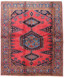 絨毯 オリエンタル ウィス 188X225 レッド/ダークパープル (ウール, ペルシャ/イラン)