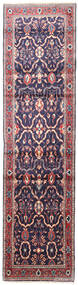 Alfombra Persa Sarough 82X315 De Pasillo Rojo/Púrpura Oscuro (Lana, Persia/Irán)