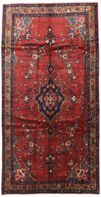 165X300 Dywan Orientalny Hamadan Chodnikowy Czerwony/Ciemno Różowy (Wełna, Persja/Iran) Carpetvista