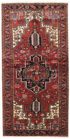 Heriz Rug Rug 120X240 Red/Dark Red Wool, Persia/Iran Carpetvista