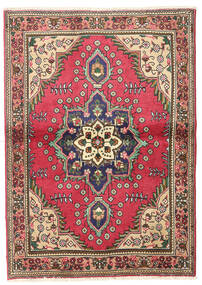  Tabriz Rug 102X145 Persian Wool Red/Brown Small Carpetvista