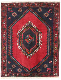  Persisk Klardasht Teppe 83X106 Rød/Mørk Grå (Ull, Persia/Iran)