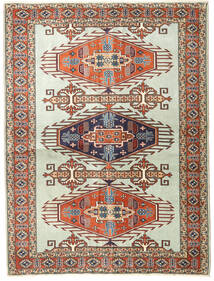 120X157 Alfombra Ardabil Patina Oriental Beige/Marrón (Lana, Persia/Irán) Carpetvista