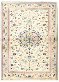  Persialainen Yazd Matot 100X138 Beige/Ruskea Carpetvista