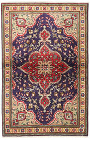  Itämainen Tabriz Matot Matto 97X150 Beige/Tummanvioletti Villa, Persia/Iran Carpetvista