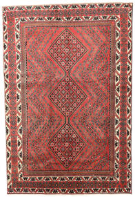  190X280 Afshar/Sirjan Teppich Rot/Braun Persien/Iran Carpetvista