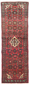 絨毯 ペルシャ ホセイナバード 65X197 廊下 カーペット レッド/茶色 (ウール, ペルシャ/イラン)