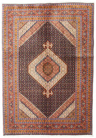  Persian Ardebil Rug 136X194 Brown/Orange Carpetvista