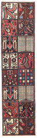 68X270 絨毯 バクティアリ オリエンタル 廊下 カーペット レッド/ダークグレー (ウール, ペルシャ/イラン) Carpetvista