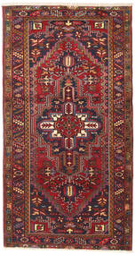  Persischer Heriz Teppich 115X220 Rot/Dunkelrosa Carpetvista