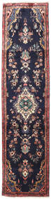 Mehraban Teppich 78X316 Läufer Dunkelgrau/Rot Wolle, Persien/Iran Carpetvista