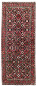 85X202 絨毯 ビジャー オリエンタル 廊下 カーペット レッド/ダークレッド (ウール, ペルシャ/イラン) Carpetvista