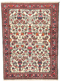 100X135 Rudbar Vloerkleed Oosters Rood/Beige (Wol, Perzië/Iran) Carpetvista