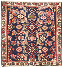 70X75 Tappeto Tabriz Orientale Quadrato Rosso/Porpora Scuro (Lana, Persia/Iran) Carpetvista