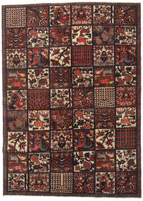絨毯 オリエンタル バクティアリ パティナ 182X255 ダークレッド/レッド (ウール, ペルシャ/イラン)
