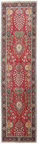 Alfombra Oriental Tabriz Patina 98X387 De Pasillo Rojo/Marrón (Lana, Persia/Irán)