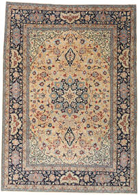  Oriental Yazd Patina Rug 250X350 Beige/Grey Large Wool, Persia/Iran Carpetvista