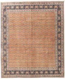 Tabriz 40 Raj Rug 245X297 Orange/Beige Wool, Persia/Iran Carpetvista