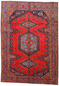 276X394 Wiss Matta Orientalisk Röd/Mörkrosa Stor (Ull, Persien/Iran) Carpetvista