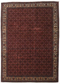  Bidjar With Silk Rug 259X357 Persian Brown/Dark Red Large Carpetvista