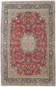  Orientalischer Kerman Patina Teppich 248X387 Rot/Grau Wolle, Persien/Iran Carpetvista